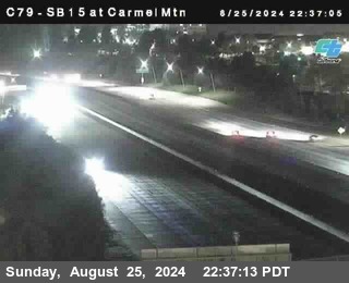 NB 15 at Carmel Mountain Rd.