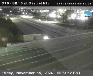 NB 15 at Carmel Mountain Rd.