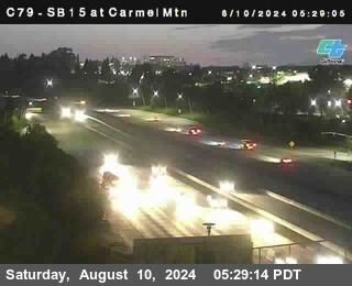 NB 15 at Carmel Mountain Rd.