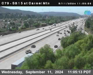 NB 15 at Carmel Mountain Rd.