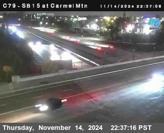 NB 15 at Carmel Mountain Rd.