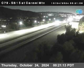 NB 15 at Carmel Mountain Rd.