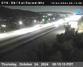 NB 15 at Carmel Mountain Rd.