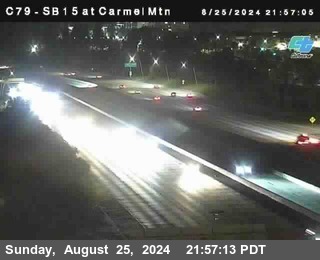 NB 15 at Carmel Mountain Rd.