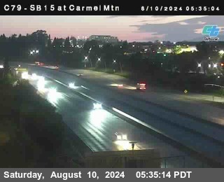 NB 15 at Carmel Mountain Rd.