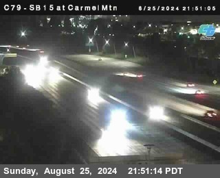 NB 15 at Carmel Mountain Rd.