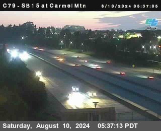 NB 15 at Carmel Mountain Rd.