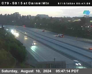 NB 15 at Carmel Mountain Rd.