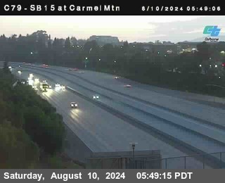 NB 15 at Carmel Mountain Rd.