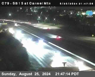 NB 15 at Carmel Mountain Rd.