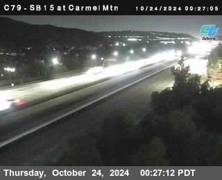 NB 15 at Carmel Mountain Rd.