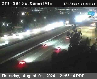 NB 15 at Carmel Mountain Rd.