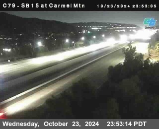 NB 15 at Carmel Mountain Rd.