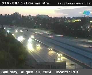 NB 15 at Carmel Mountain Rd.