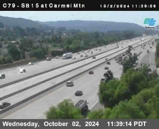 NB 15 at Carmel Mountain Rd.