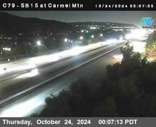 NB 15 at Carmel Mountain Rd.