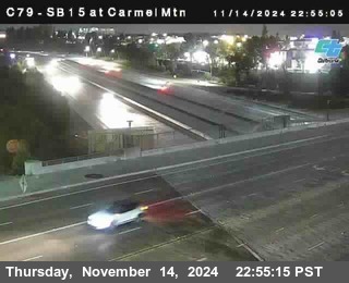 NB 15 at Carmel Mountain Rd.