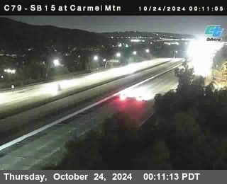 NB 15 at Carmel Mountain Rd.