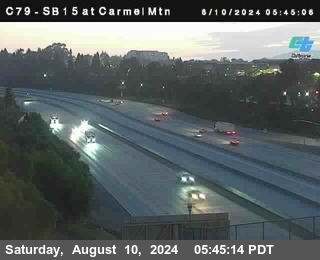 NB 15 at Carmel Mountain Rd.