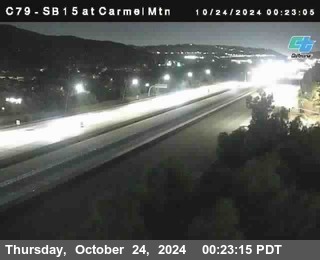 NB 15 at Carmel Mountain Rd.