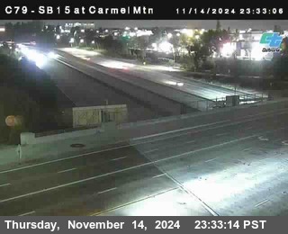 NB 15 at Carmel Mountain Rd.