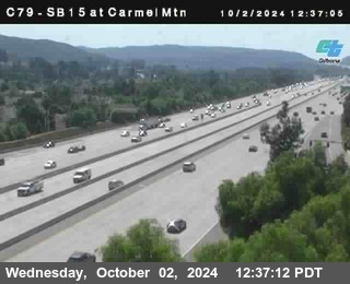 NB 15 at Carmel Mountain Rd.