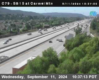 NB 15 at Carmel Mountain Rd.