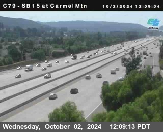 NB 15 at Carmel Mountain Rd.