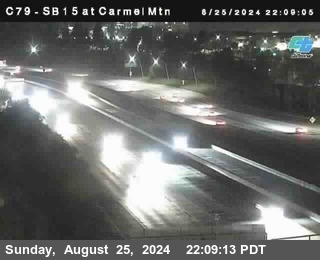 NB 15 at Carmel Mountain Rd.