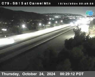 NB 15 at Carmel Mountain Rd.