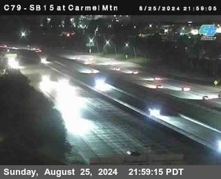 NB 15 at Carmel Mountain Rd.