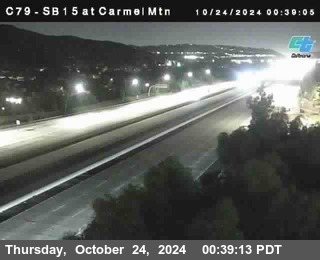 NB 15 at Carmel Mountain Rd.