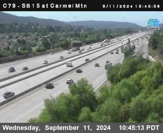 NB 15 at Carmel Mountain Rd.