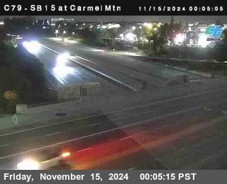 NB 15 at Carmel Mountain Rd.