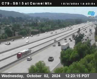 NB 15 at Carmel Mountain Rd.