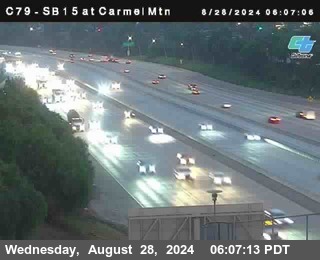 NB 15 at Carmel Mountain Rd.