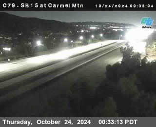 NB 15 at Carmel Mountain Rd.