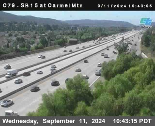 NB 15 at Carmel Mountain Rd.