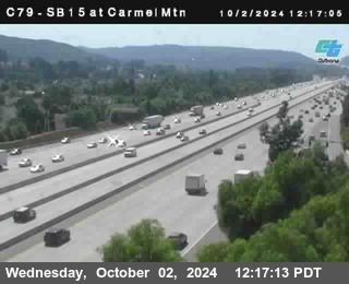 NB 15 at Carmel Mountain Rd.