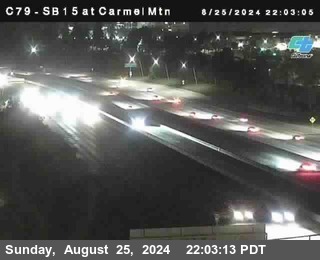 NB 15 at Carmel Mountain Rd.