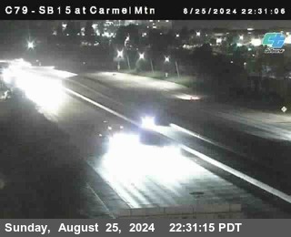 NB 15 at Carmel Mountain Rd.