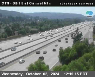 NB 15 at Carmel Mountain Rd.