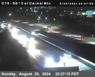 NB 15 at Carmel Mountain Rd.