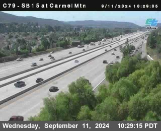 NB 15 at Carmel Mountain Rd.