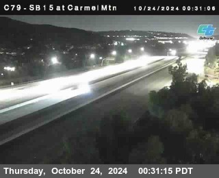 NB 15 at Carmel Mountain Rd.