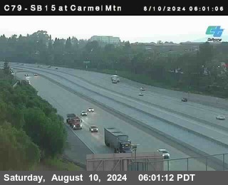 NB 15 at Carmel Mountain Rd.