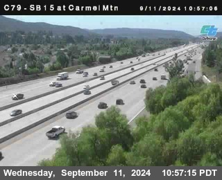 NB 15 at Carmel Mountain Rd.