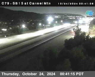 NB 15 at Carmel Mountain Rd.