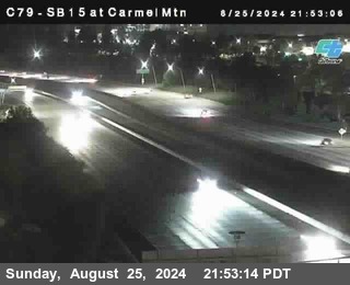 NB 15 at Carmel Mountain Rd.