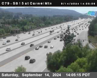 NB 15 at Carmel Mountain Rd.